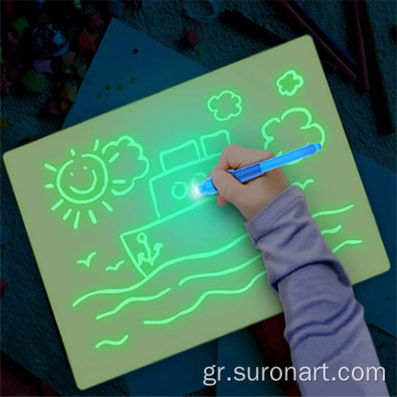 Erasable Creative A4 Art Fluorescent Drawing Board